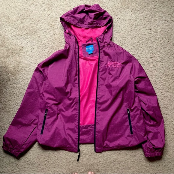 Women’s RETRO Syracuse, NY Pink Jacket Fleece - Picture 1 of 3